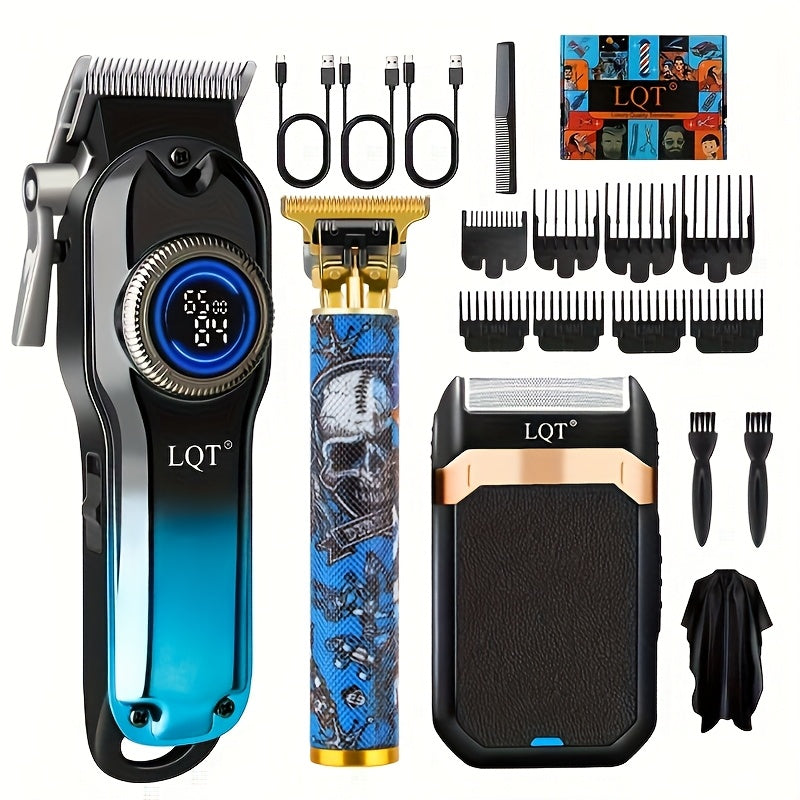 LQT 3pcs Electric Hair Clipper Set
