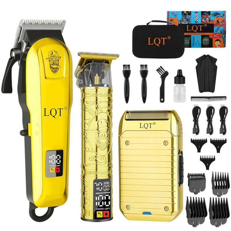 LQT Opulent Full-Gilded All-Body Gentleman-Embossed Luxury Grooming Kit