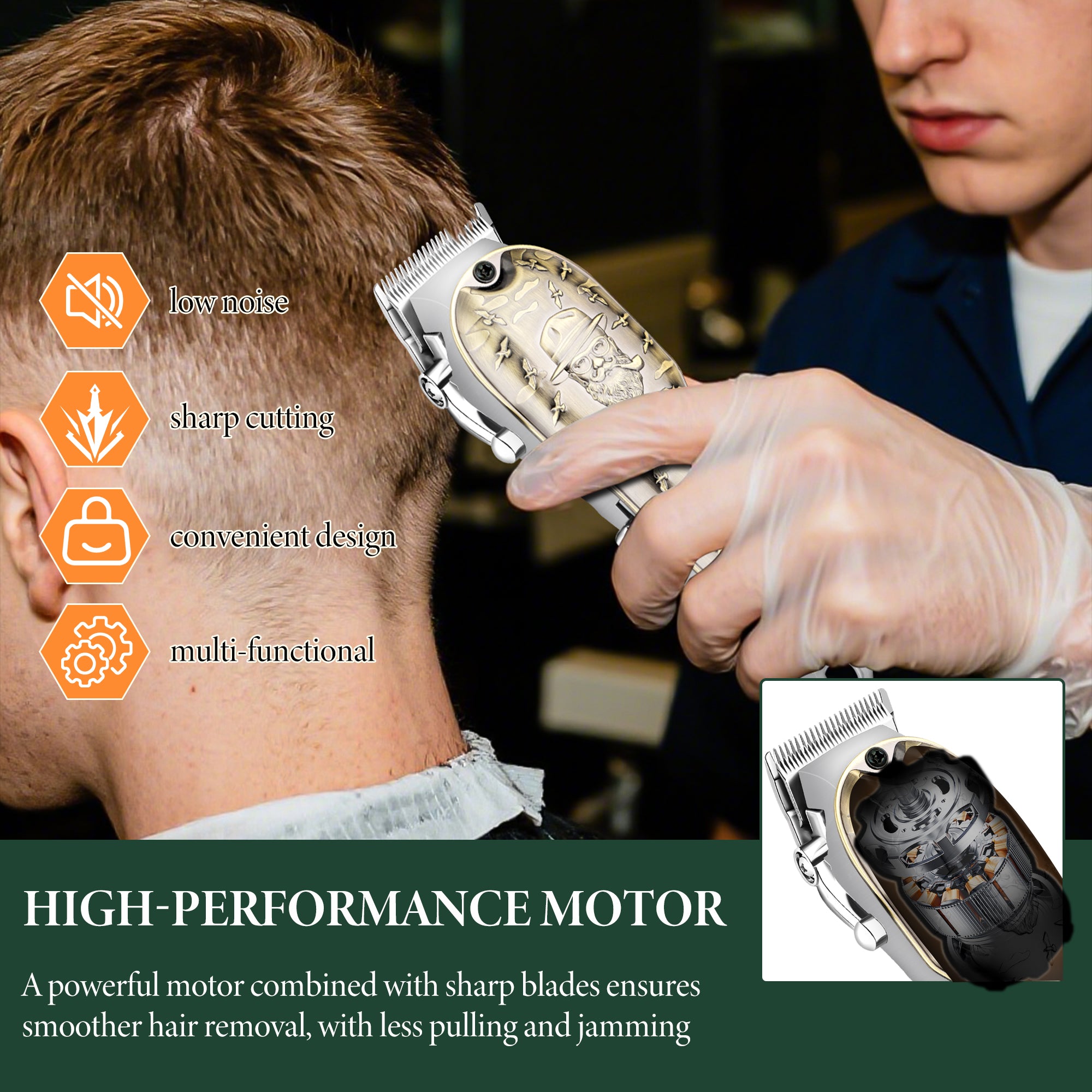 LQT Opulent Retro Bronze pipe Grooming Kit