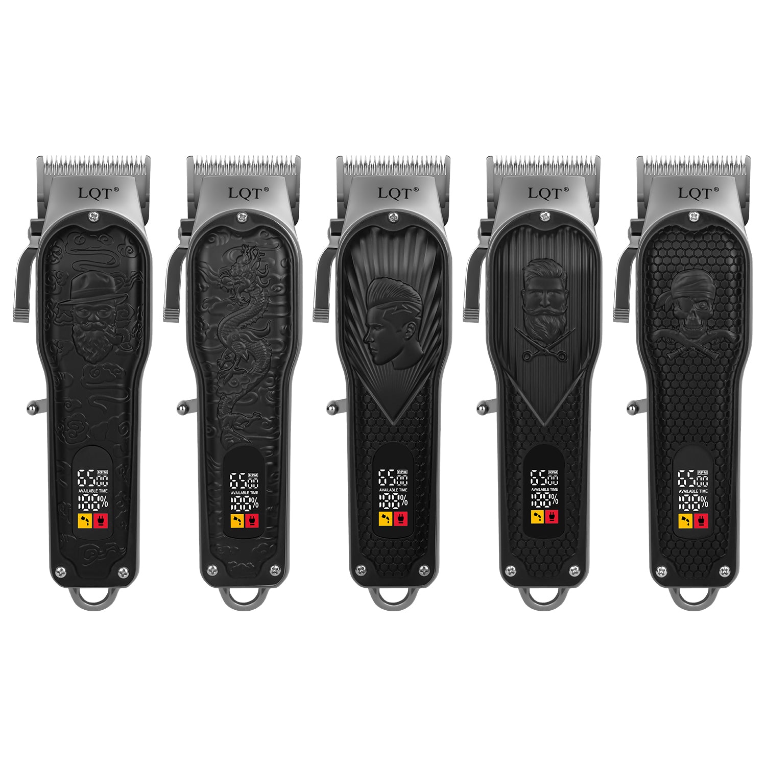 Black Minimalist Carving Series Hair Clipper