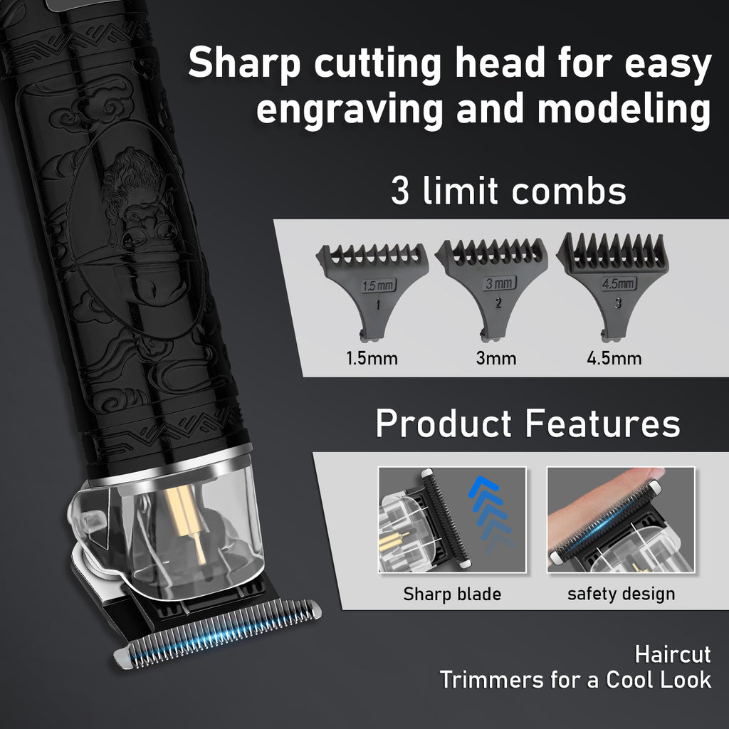 LQT Luxury Black Pipe Men's Grooming Set