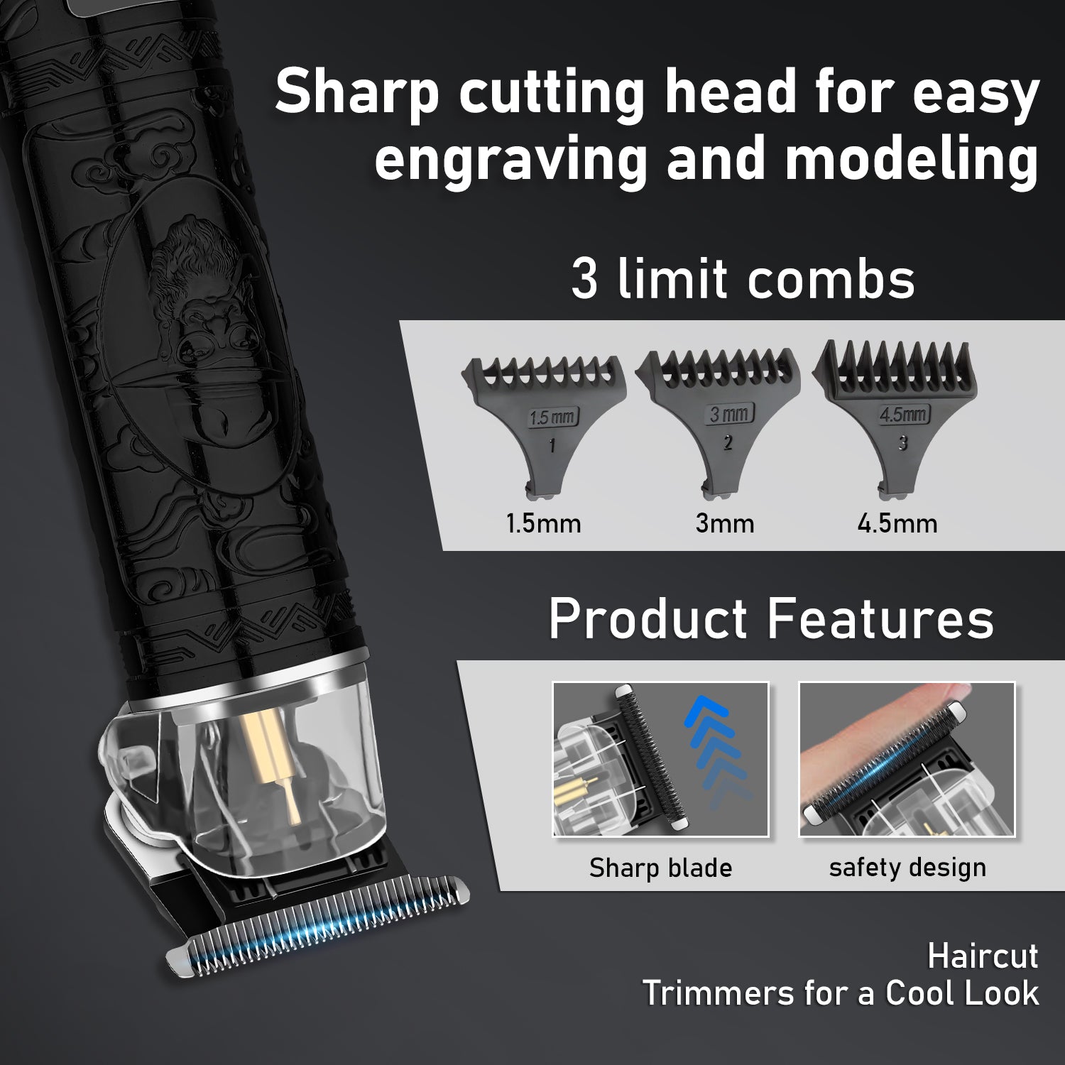 LQT Luxury Black Pipe Men's Grooming Set