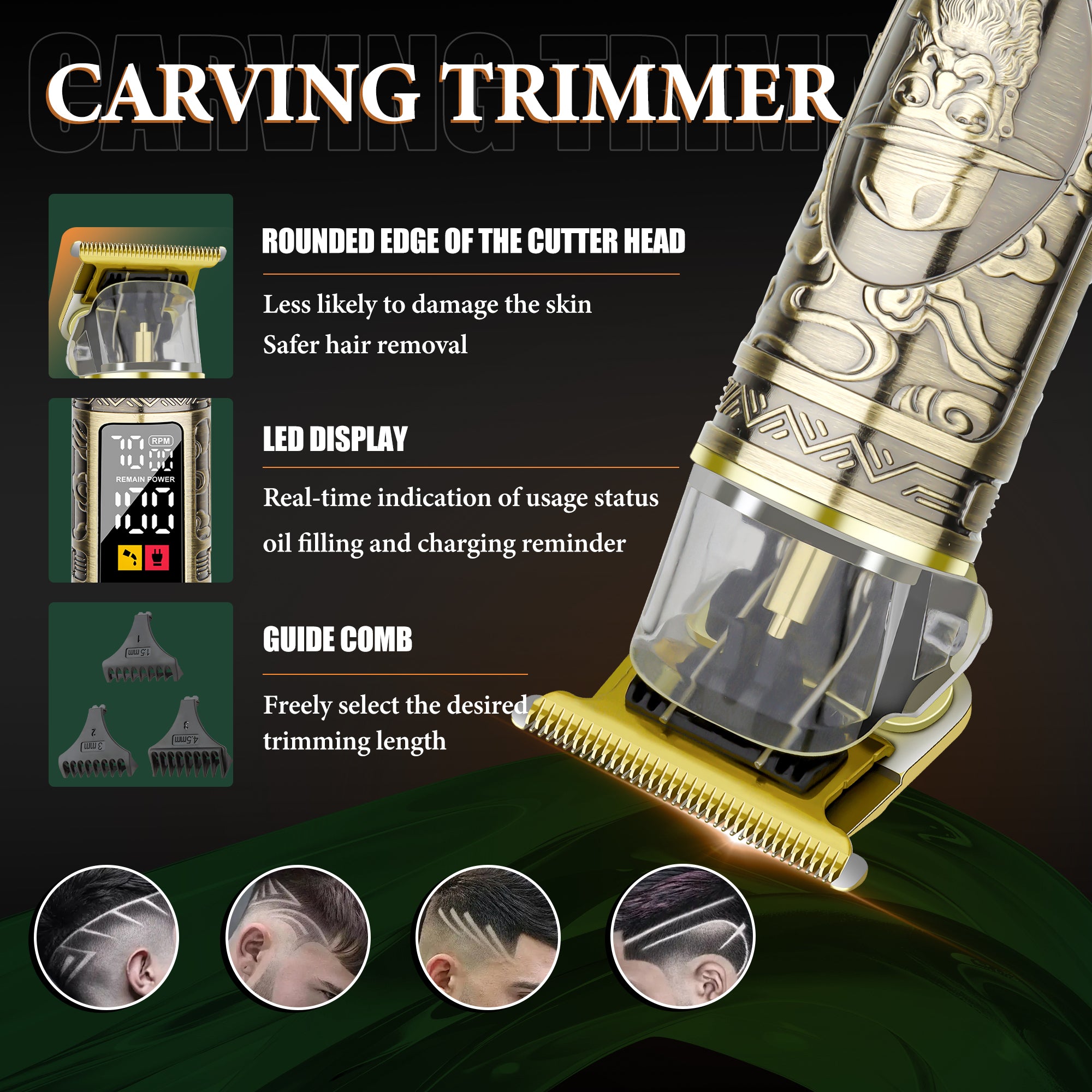 LQT Opulent Retro Bronze pipe Grooming Kit