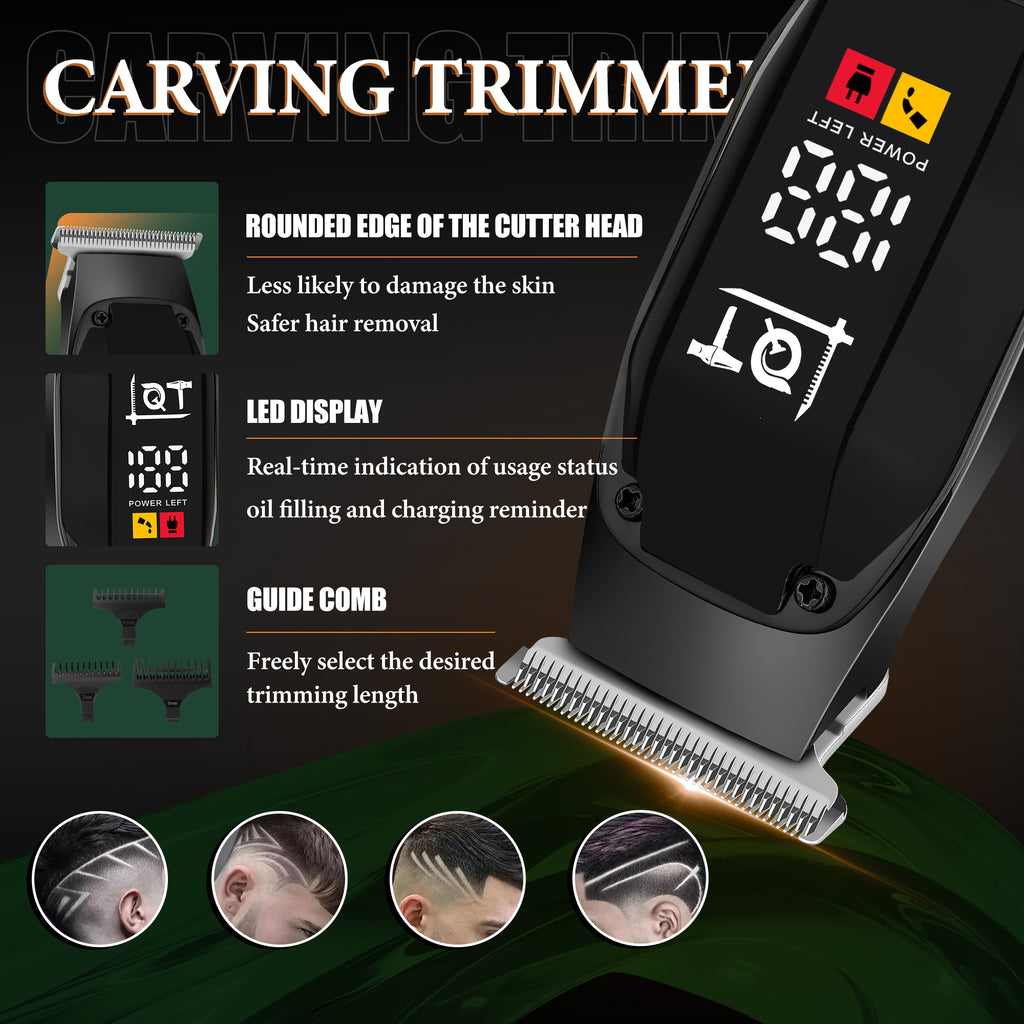 LQT Opulent Carbon-Fiber Dual-Unit Grooming Kit