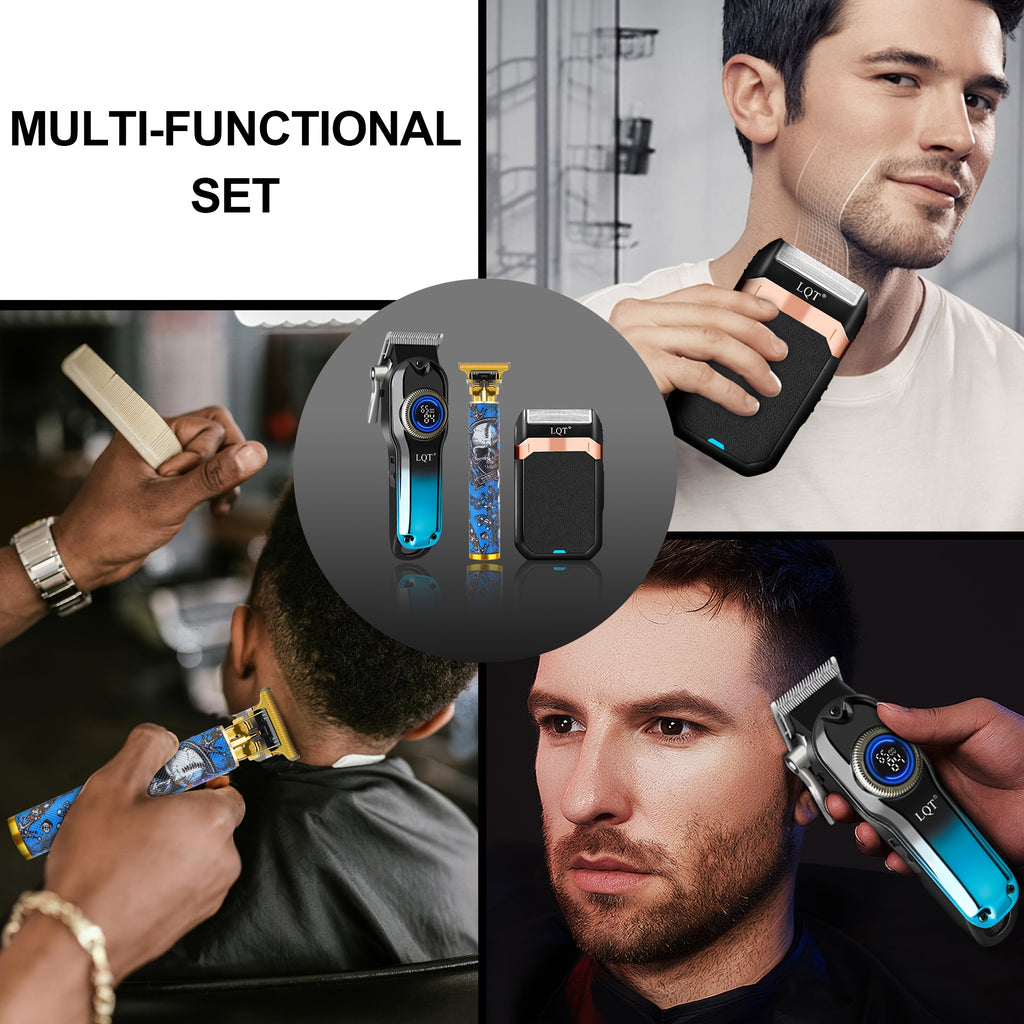 LQT 3pcs Electric Hair Clipper Set
