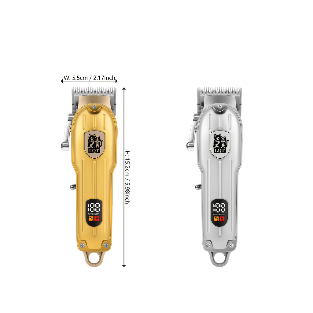 LQT Professional Cordless Rechargeable Heavy-Duty Low-Noise Pet Grooming Scissors Suitable for Dogs