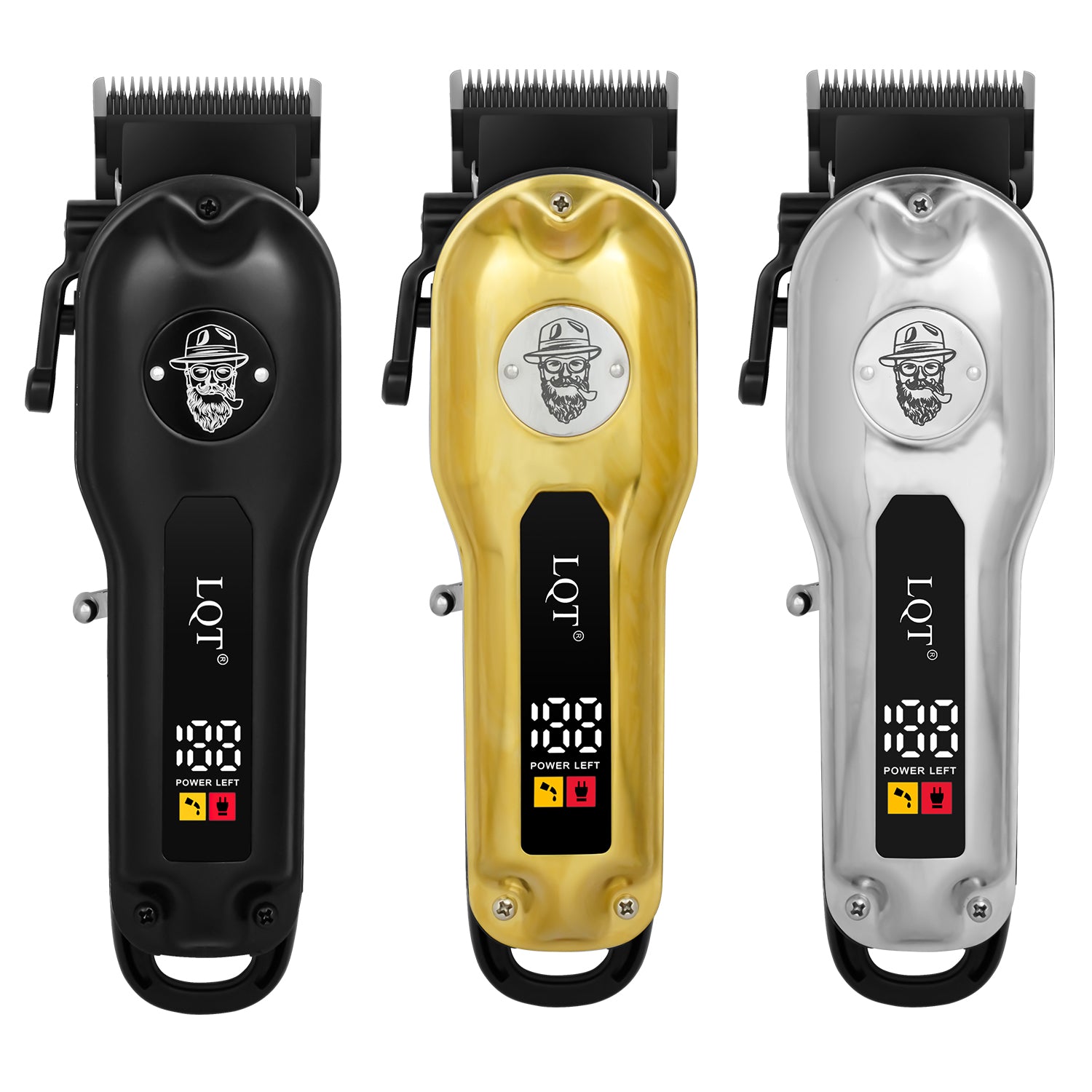 Retro Portrait Three-Color Digital Hair Clipper