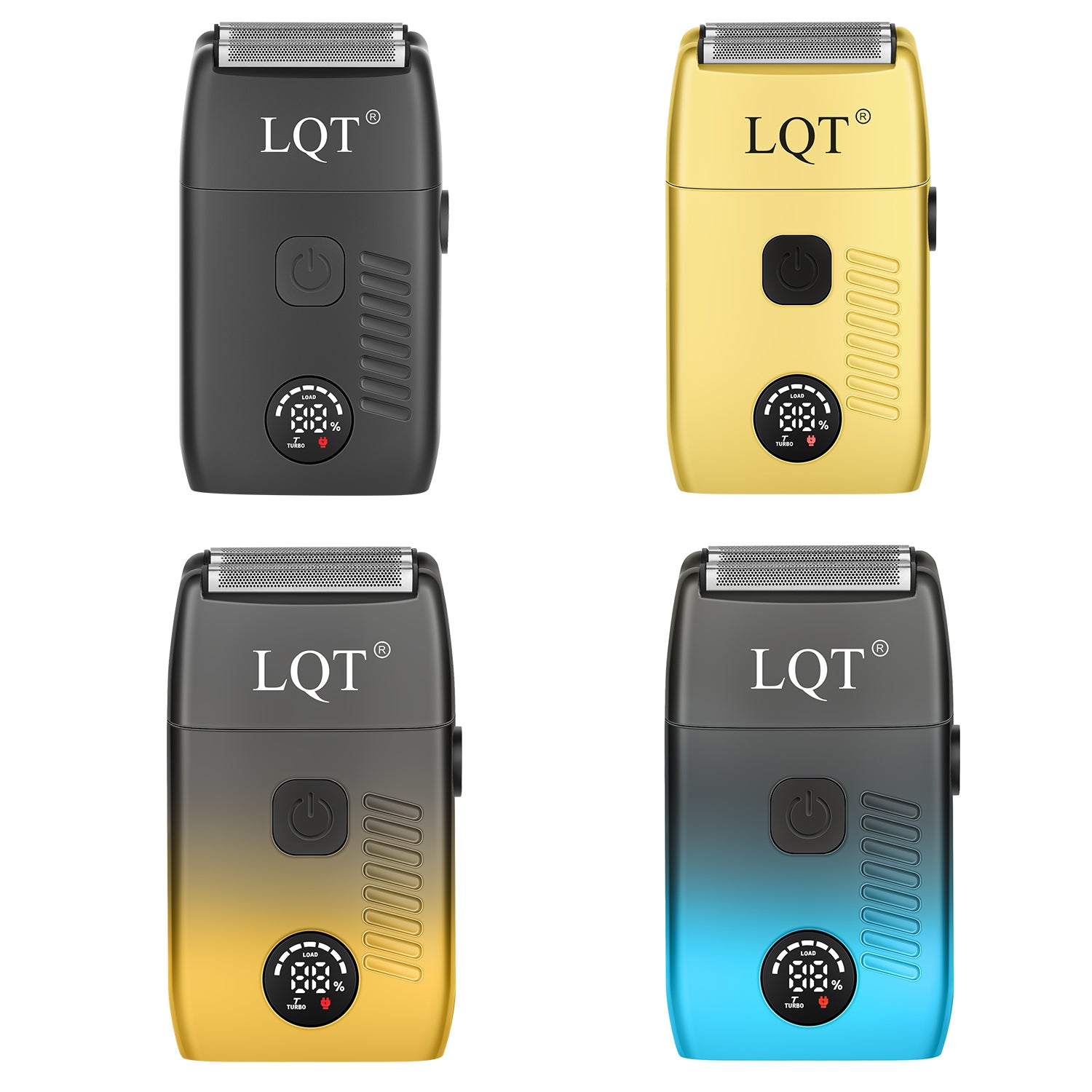 Digital Display Multi-Color Gradient Portable Electric Shaver