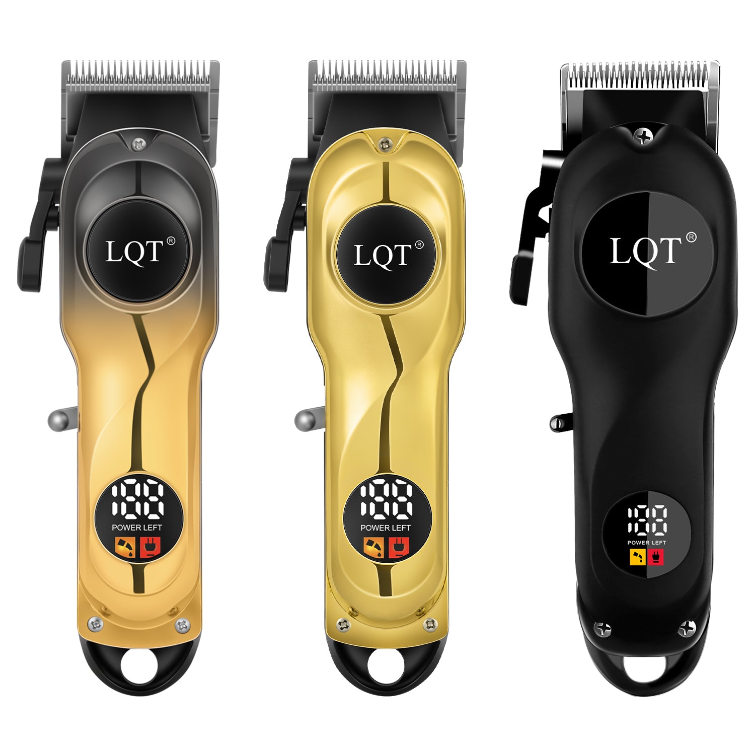 Gold-Black Radiant Digital Hair Clipper