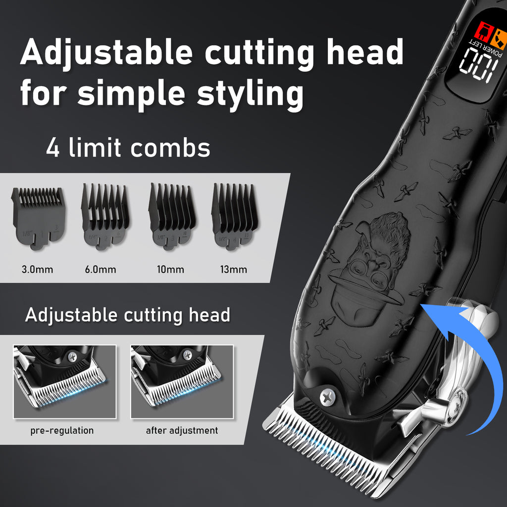 LQT Luxury Black Pipe Men's Grooming Set