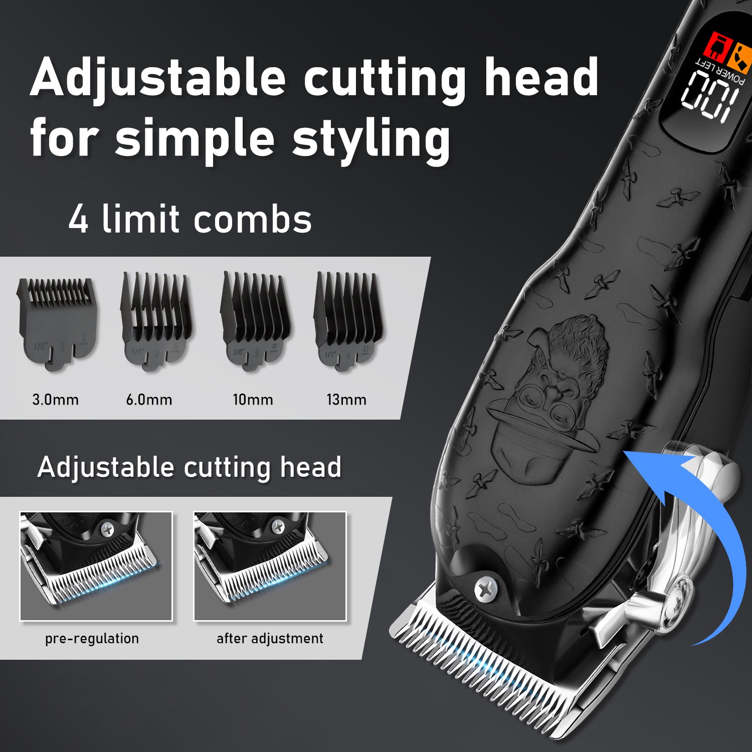 LQT Luxury Black Pipe Men's Grooming Set