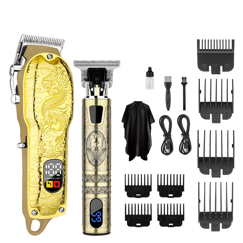 LQT 2pcs 3pcs-Men's Electric Hair Clipper Set