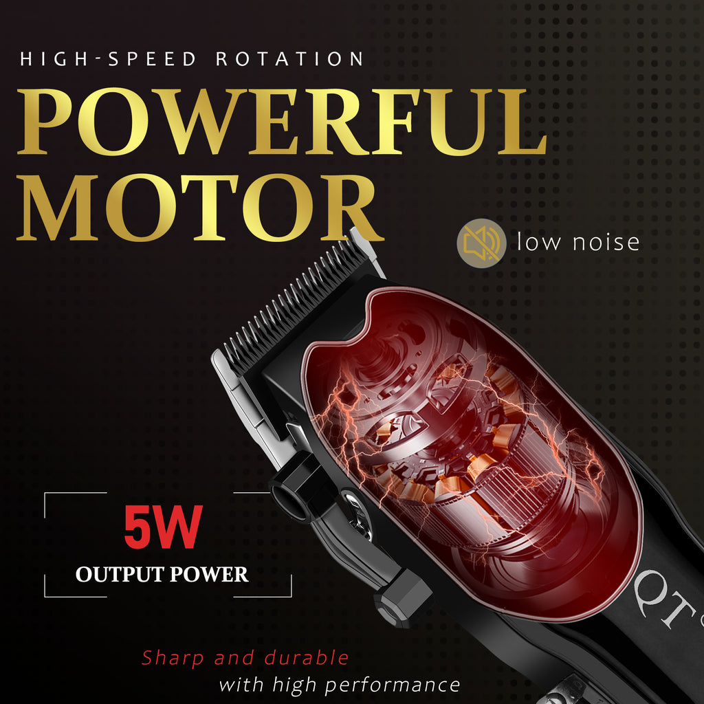 LQT Opulent Black Brand-Emblem Complete Grooming Kit