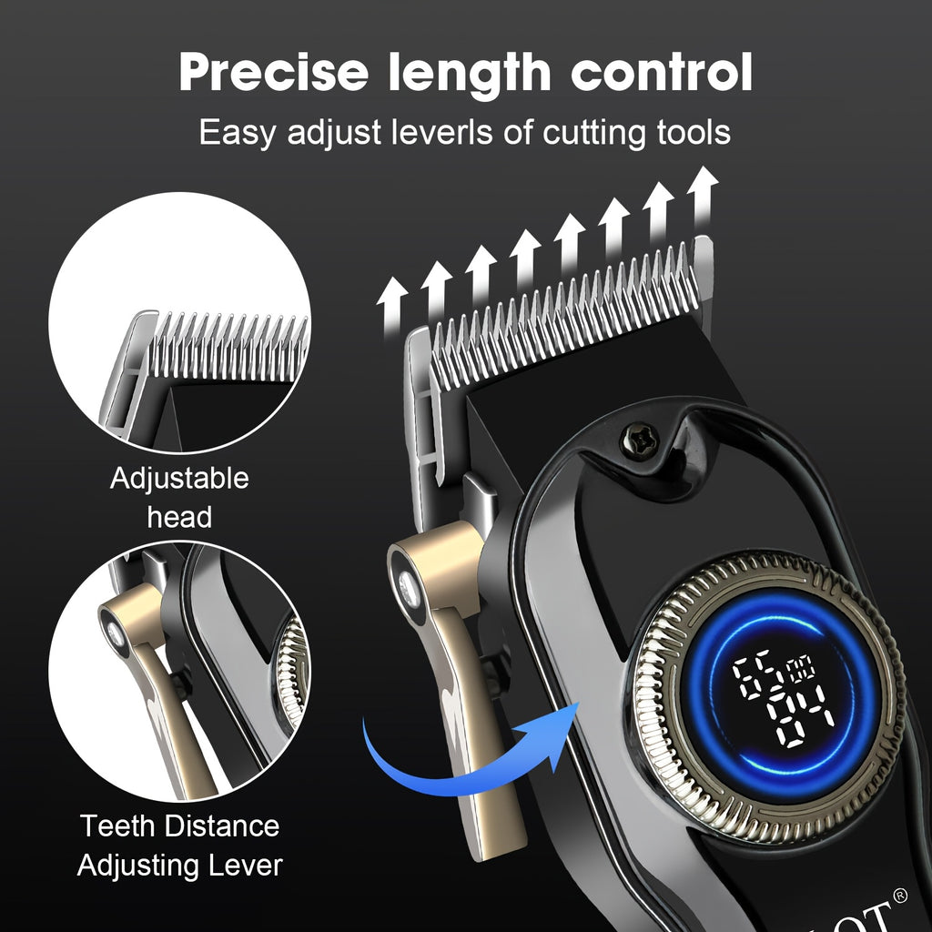 LQT 1/2/3pcs Blue Hair Clipper