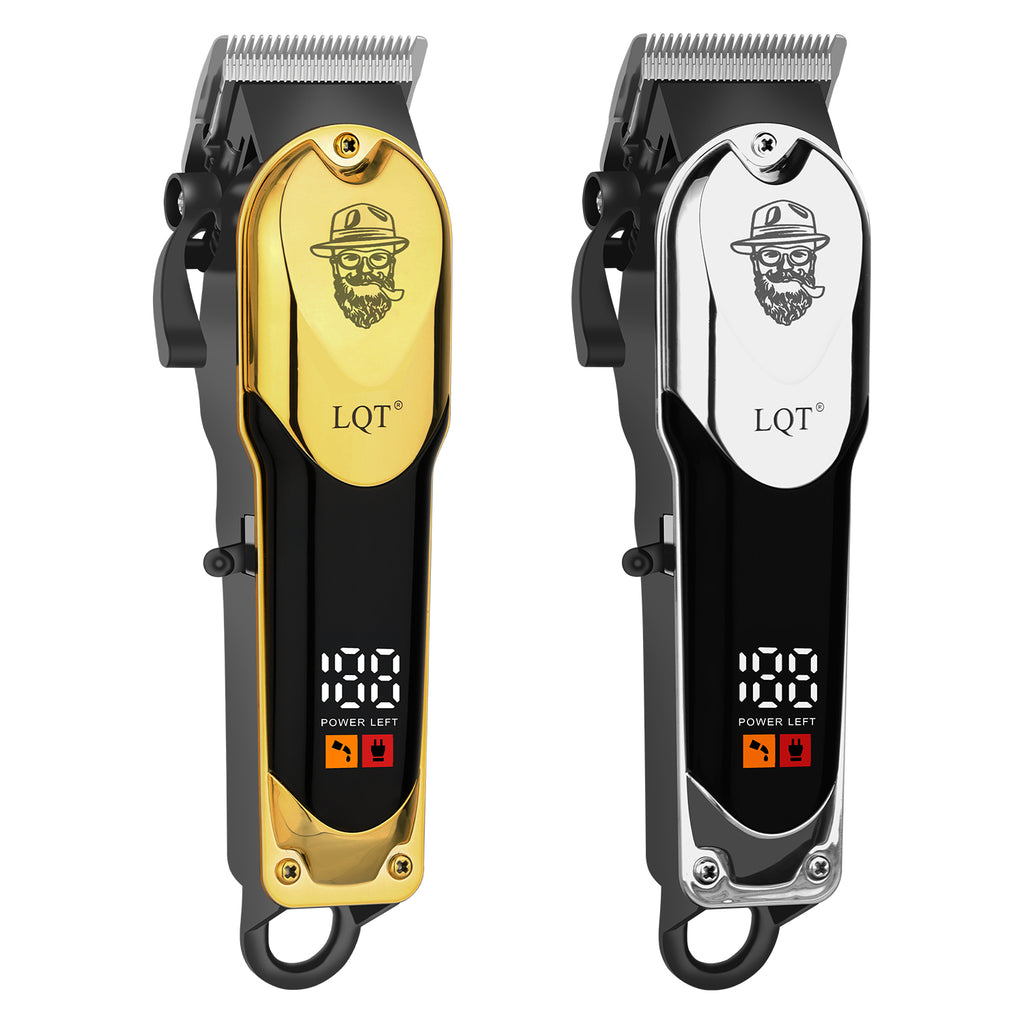 Retro Luxury Texture Digital Hair Clipper