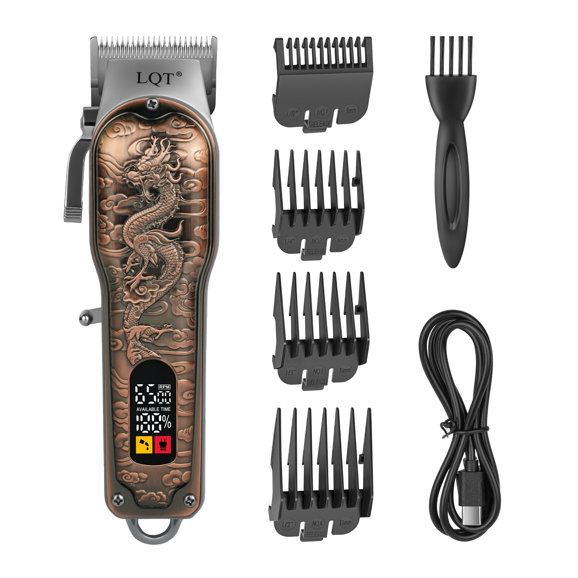 Red Copper Relief Hair Clipper