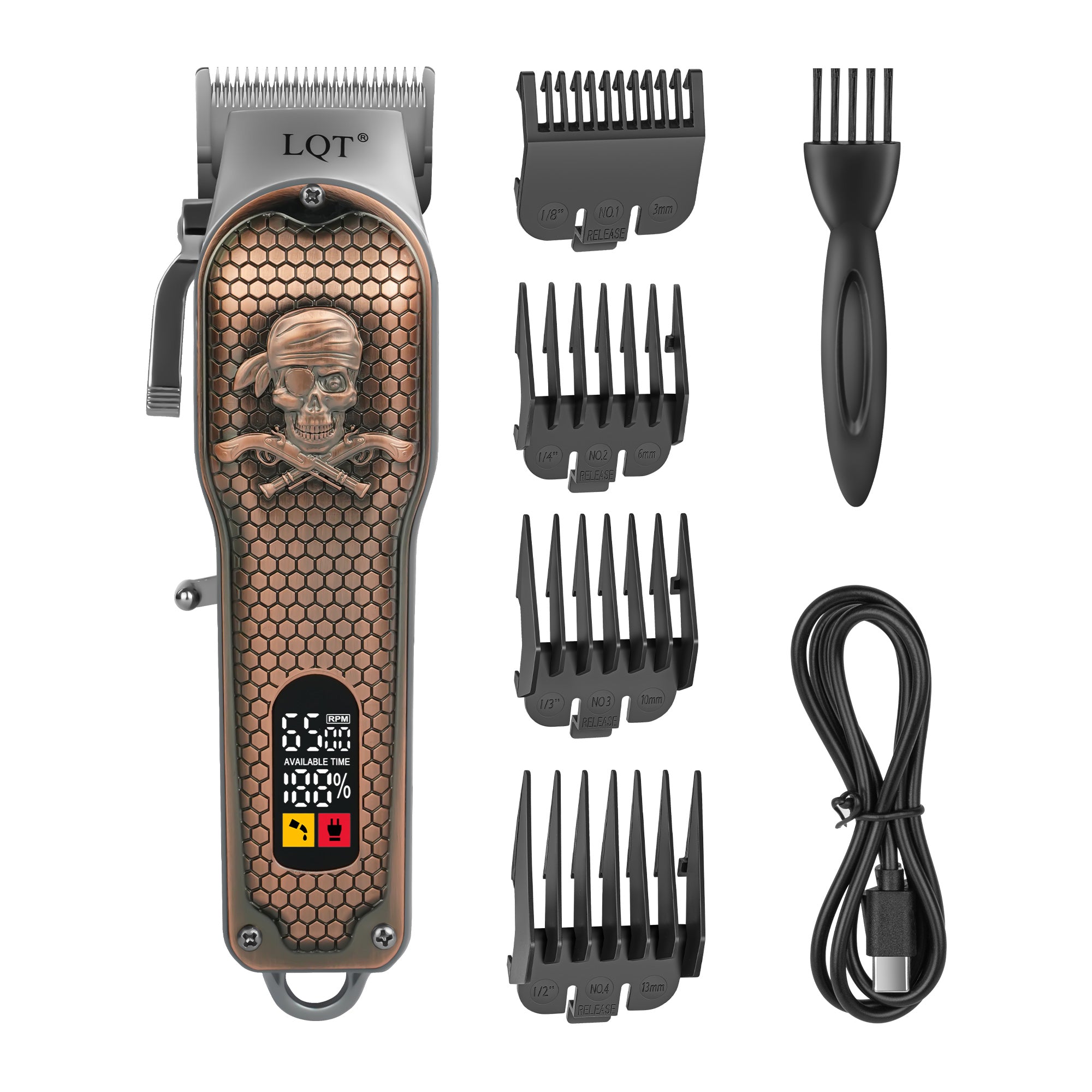 Red Copper Relief Hair Clipper