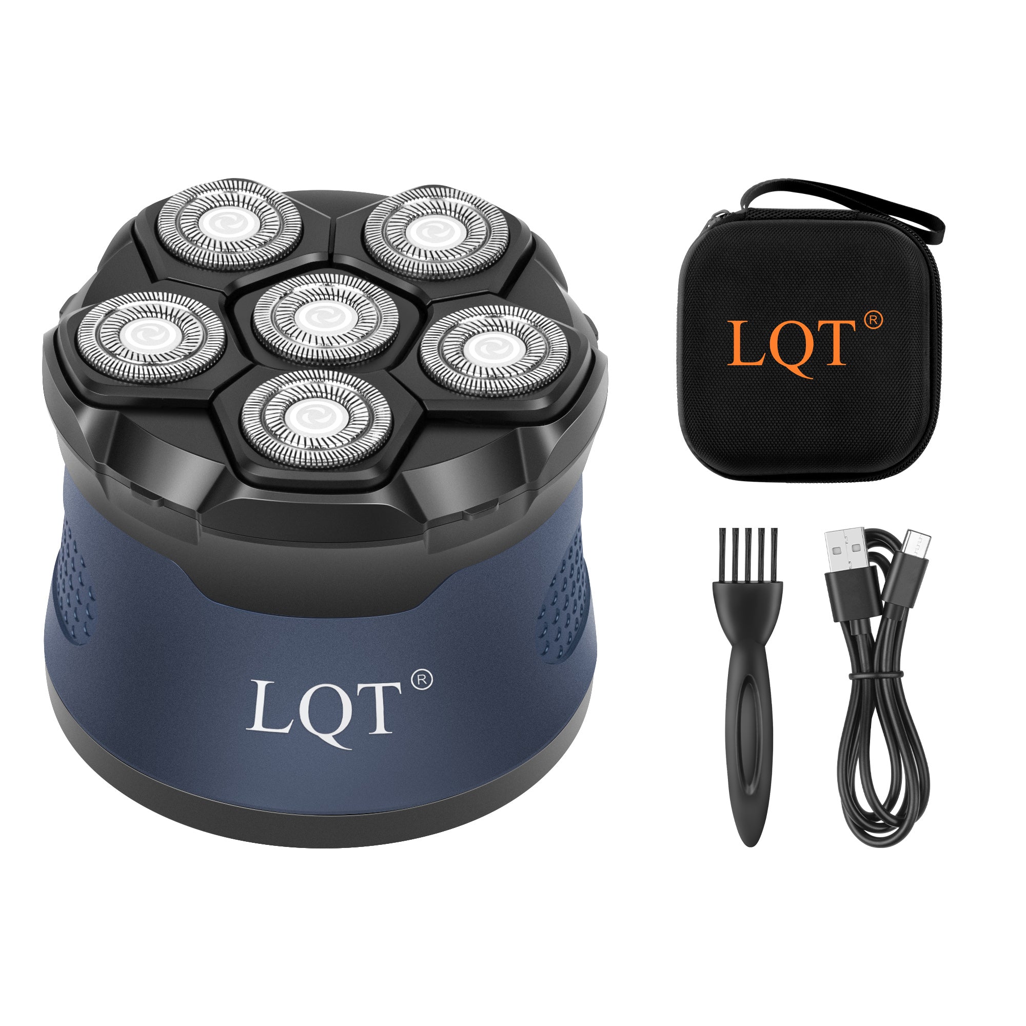 Luxury Contrast Color Six-Head Electric Shaver