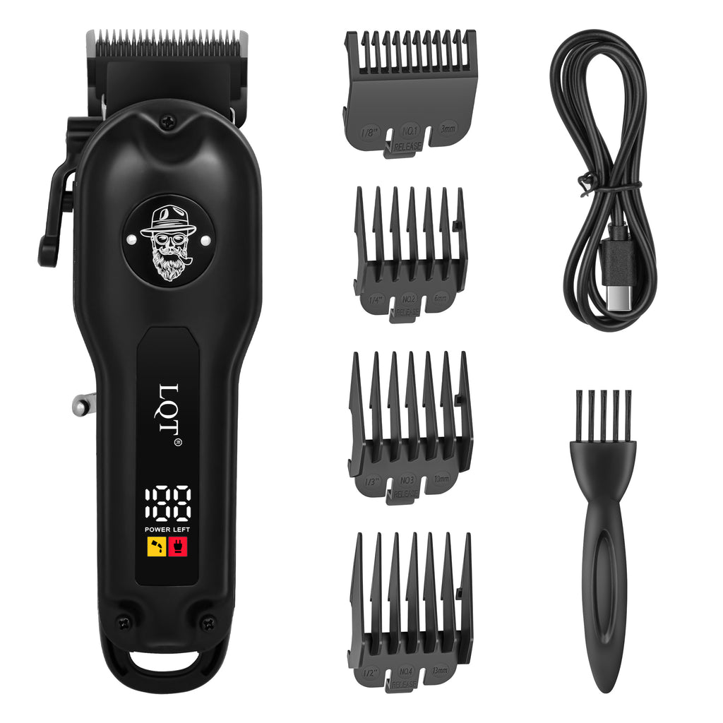 Retro Portrait Three-Color Digital Hair Clipper