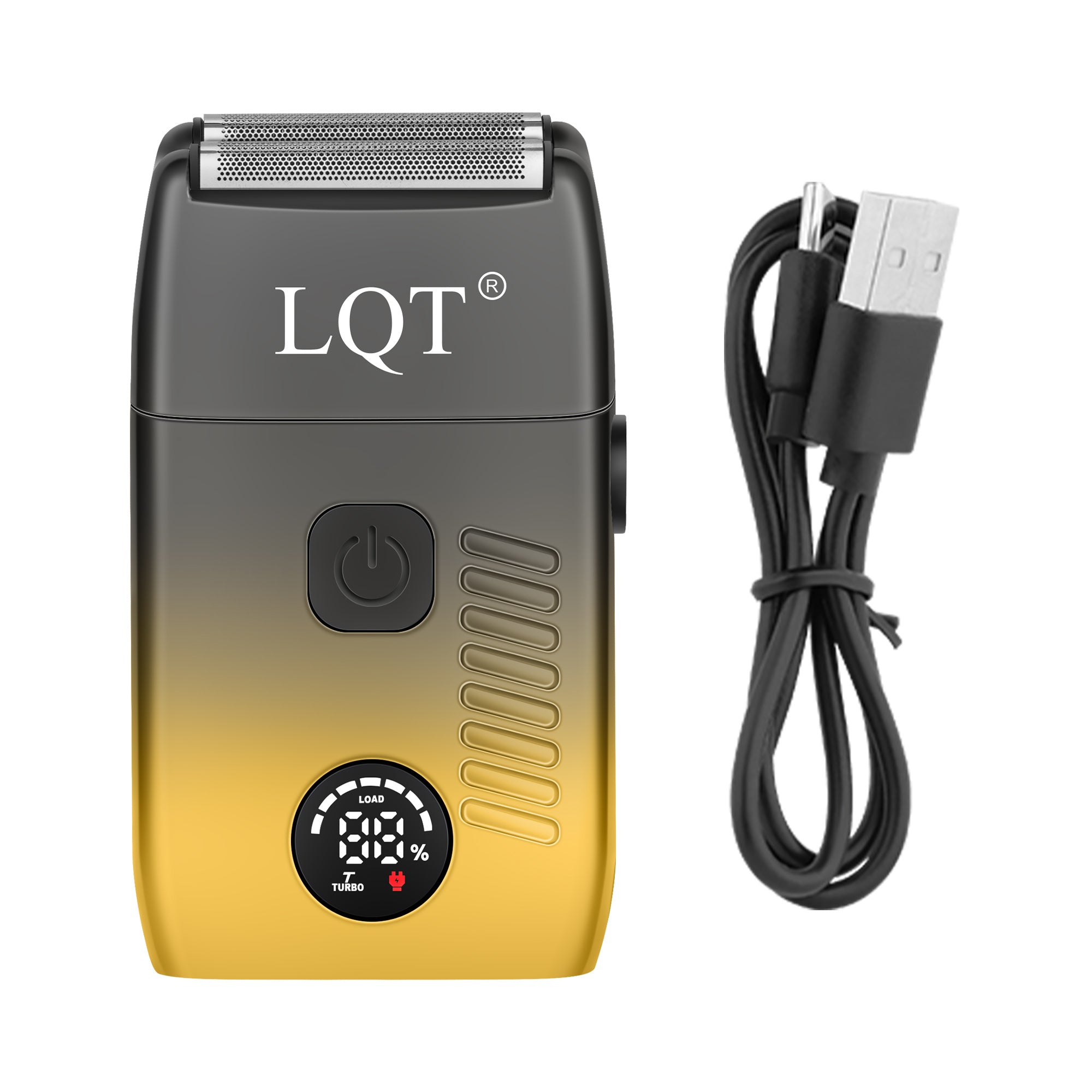 Digital Display Multi-Color Gradient Portable Electric Shaver