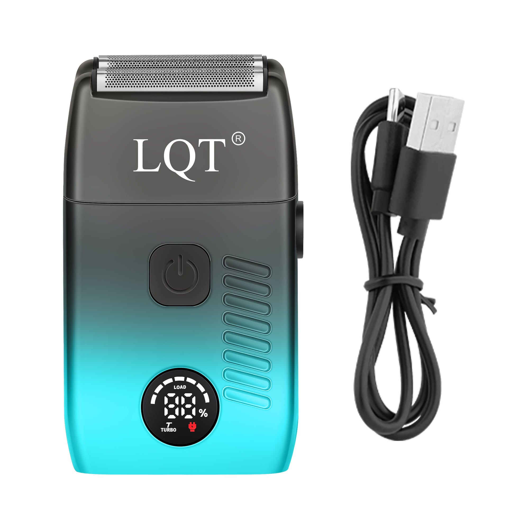 Digital Display Multi-Color Gradient Portable Electric Shaver