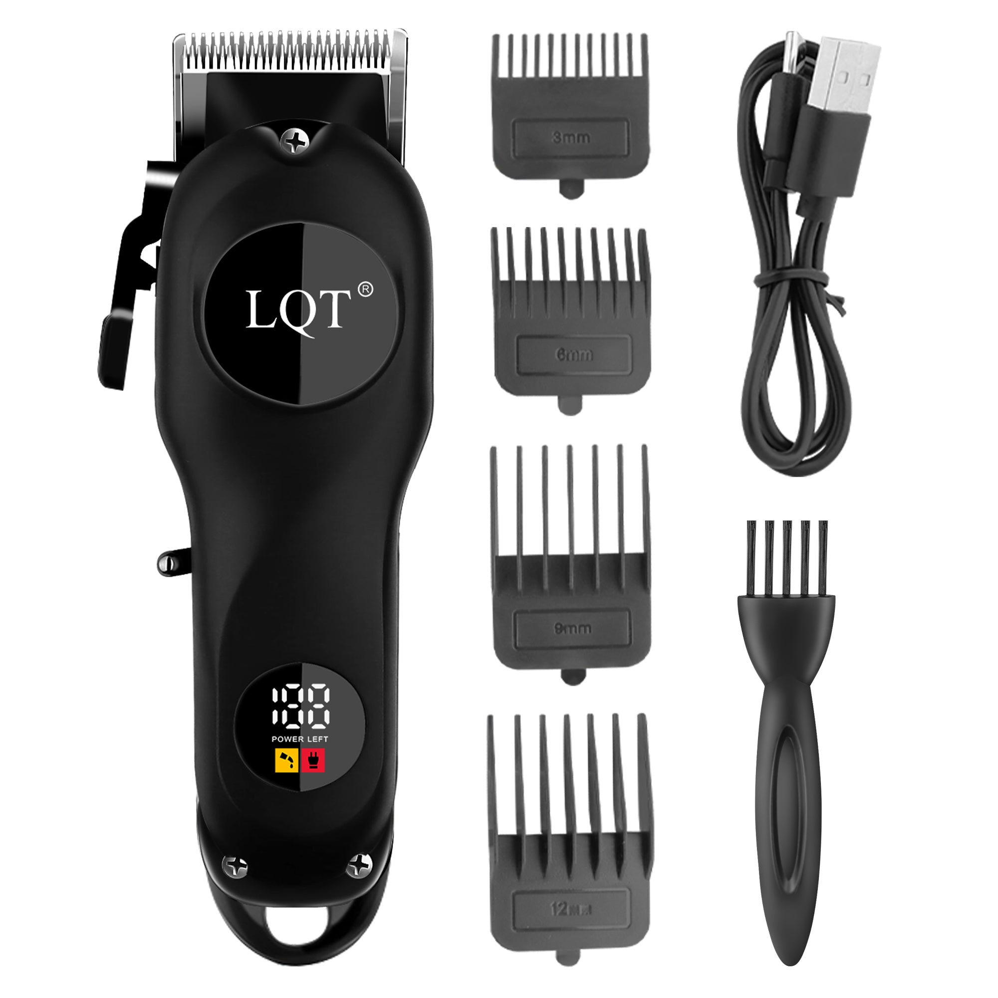 Gold-Black Radiant Digital Hair Clipper