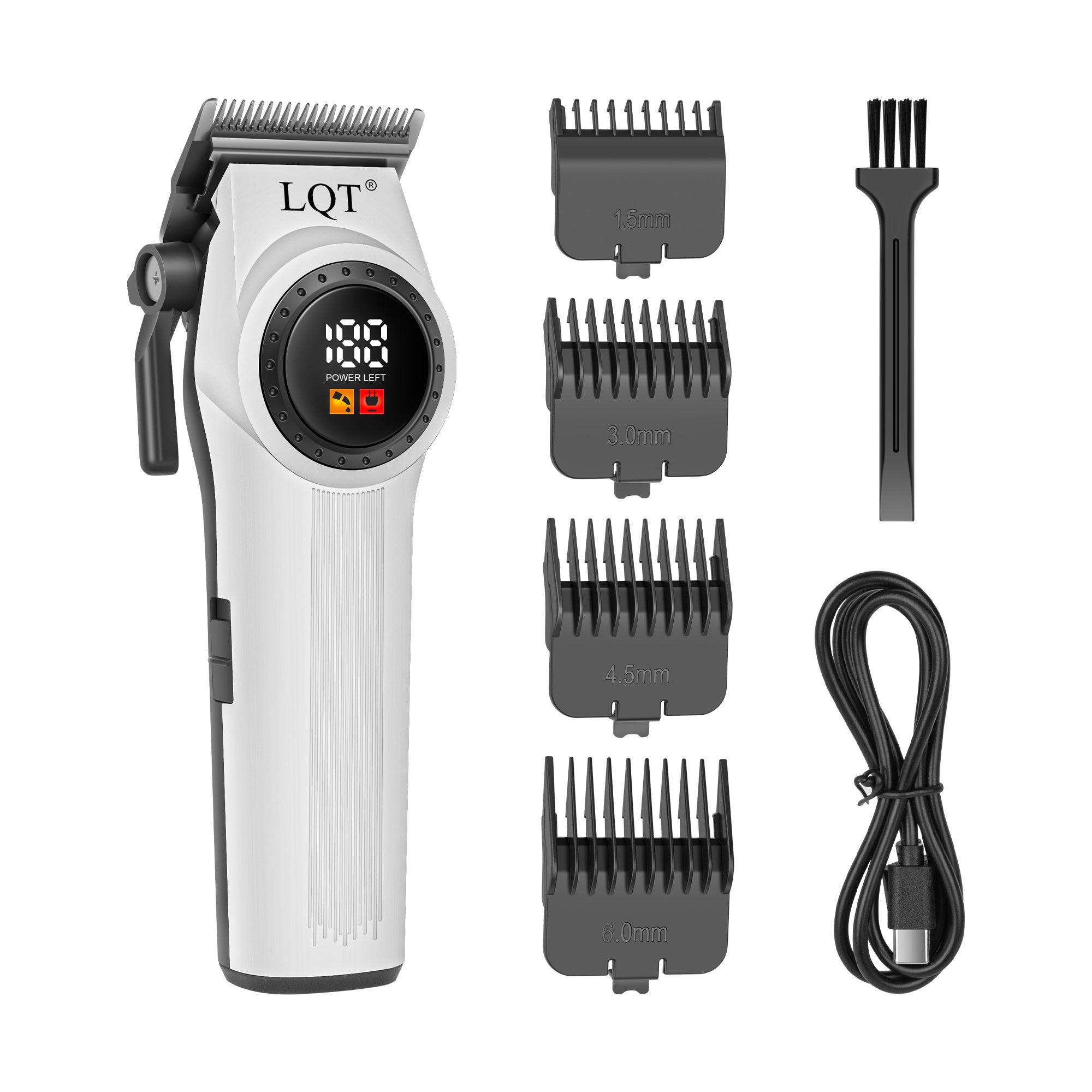 Ring Screen Digital Three-Color Hair Clipper