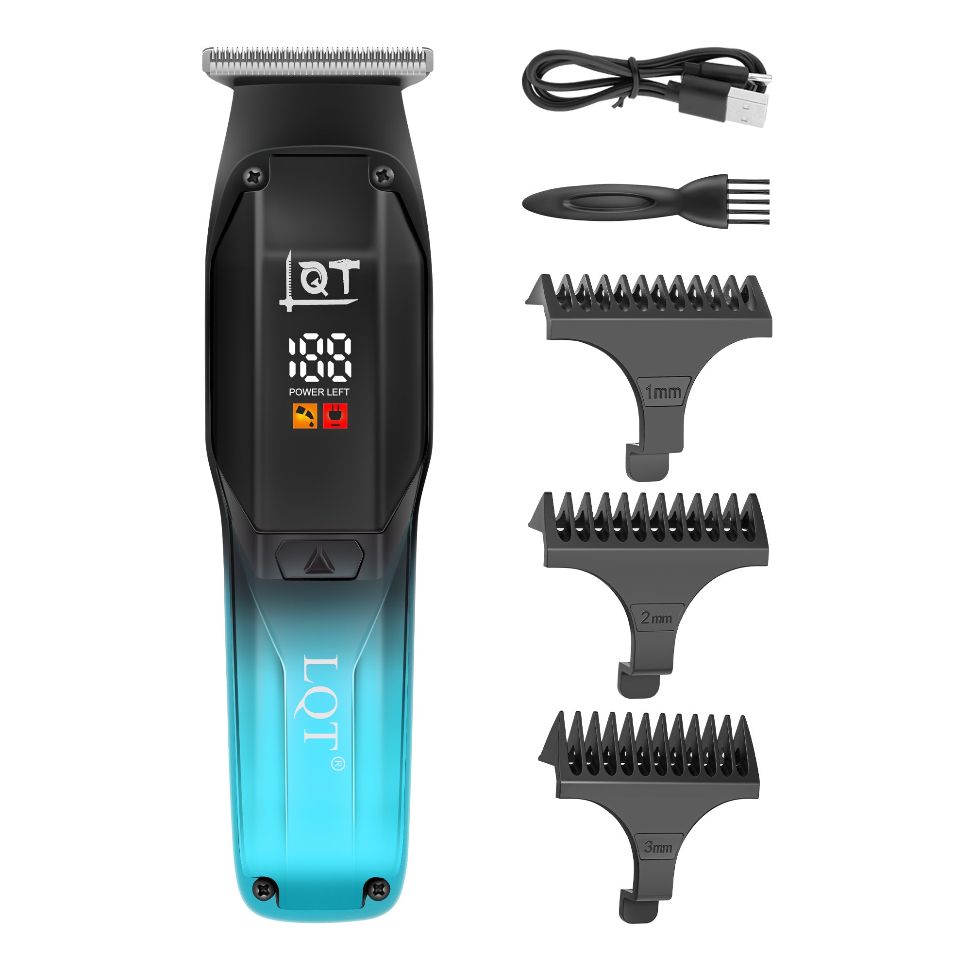 Colorful Multi-Texture Digital Hair Clipper