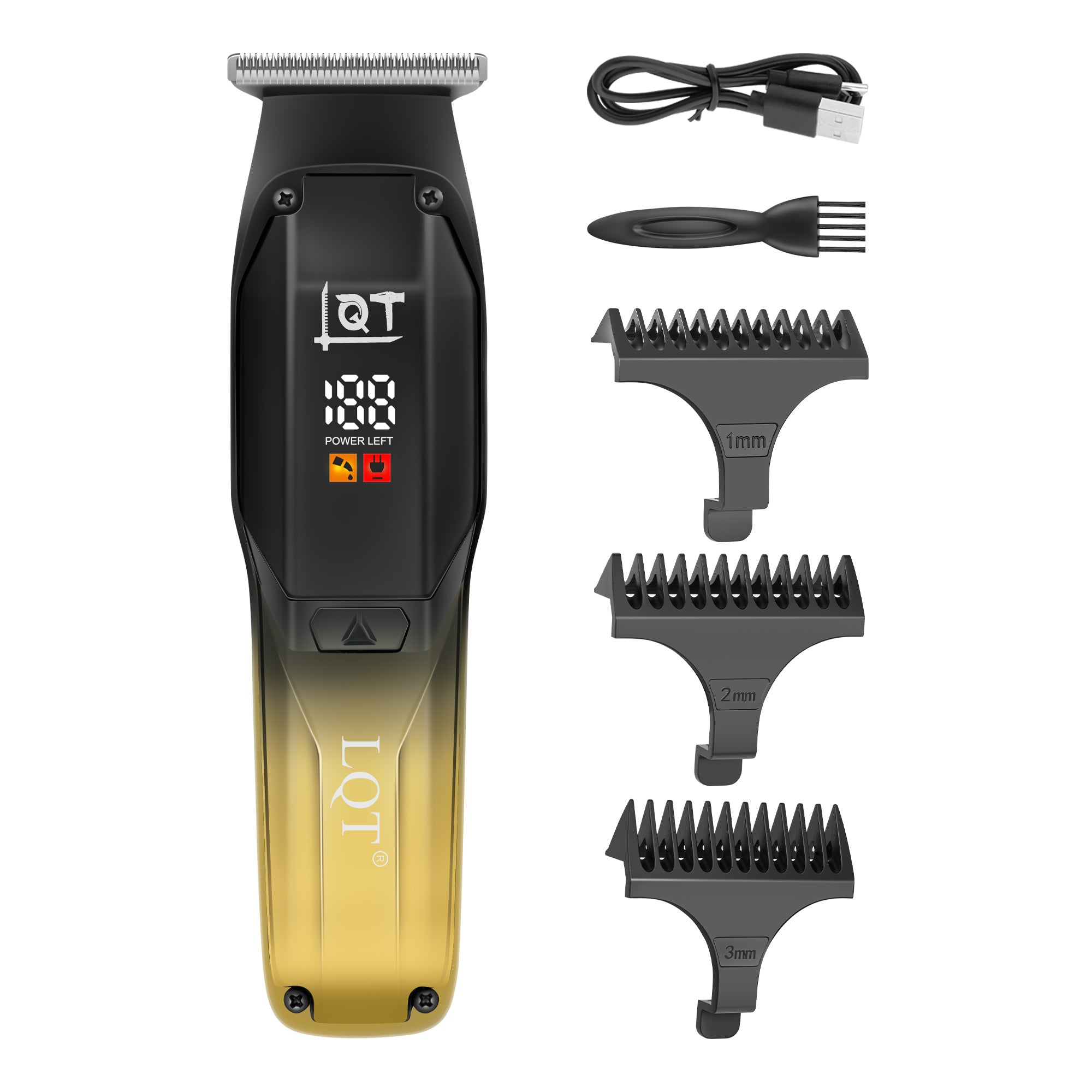 Colorful Multi-Texture Digital Hair Clipper