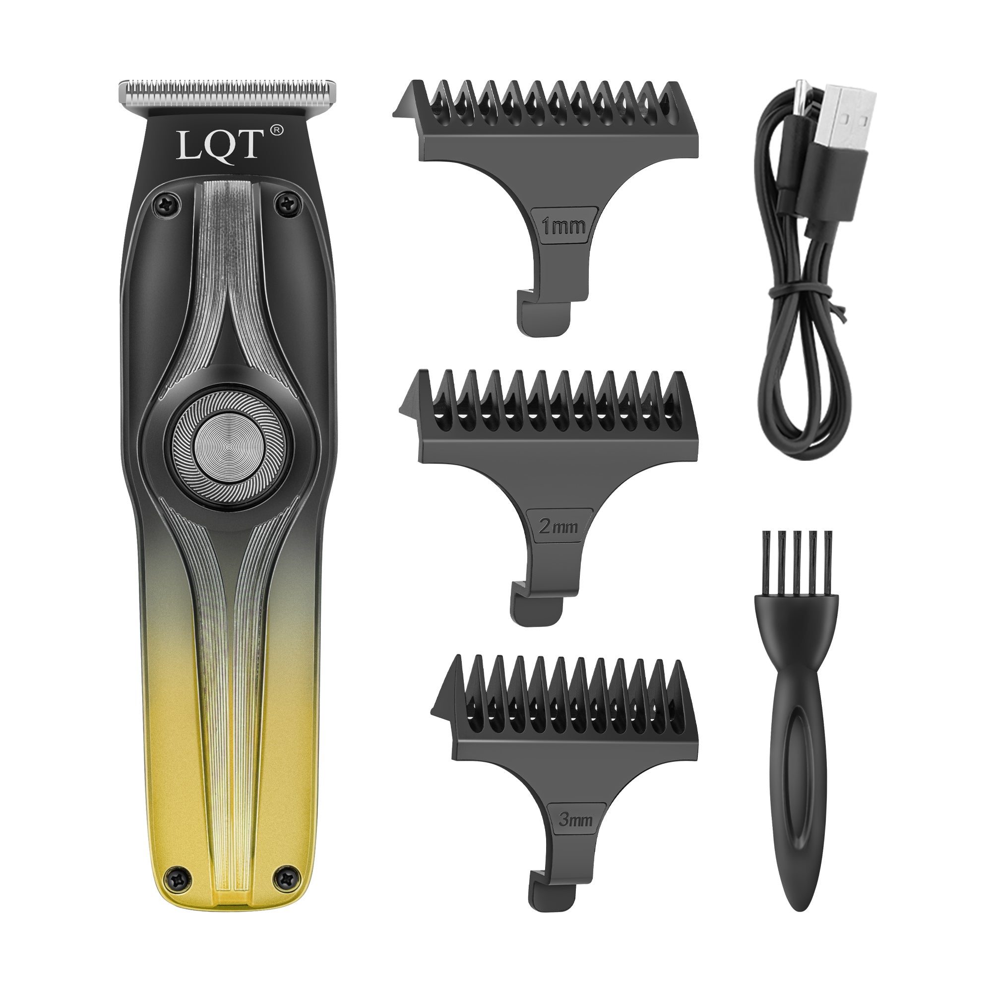 Gradient & Carbon Fiber Digital Hair Clipper