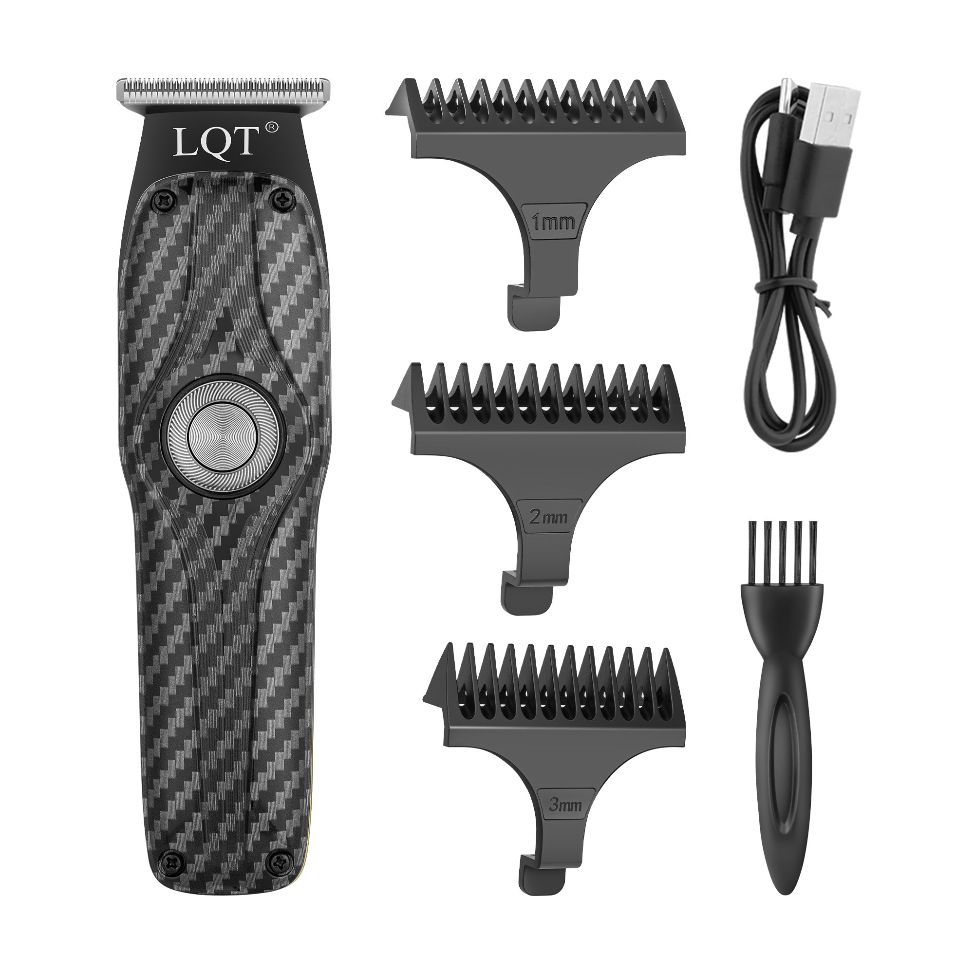Gradient & Carbon Fiber Digital Hair Clipper