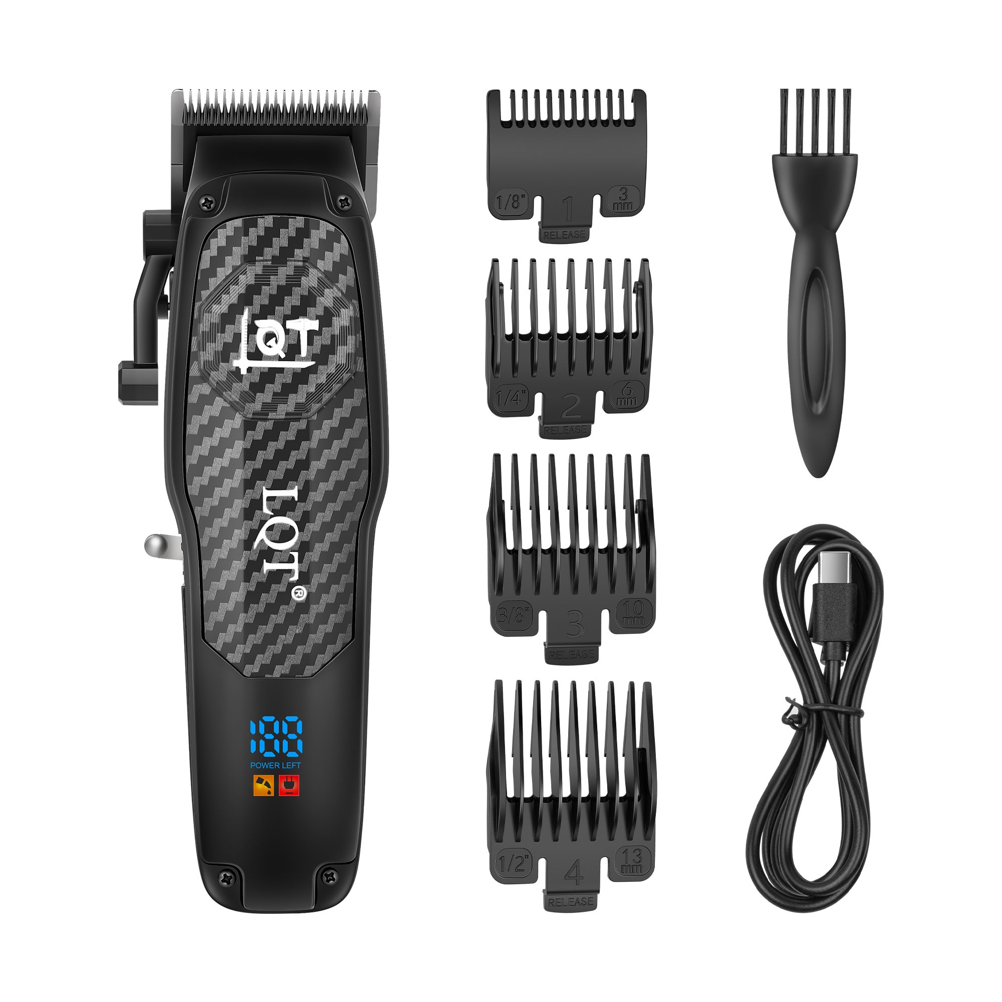 Trendy Multi-Texture Digital Hair Clipper