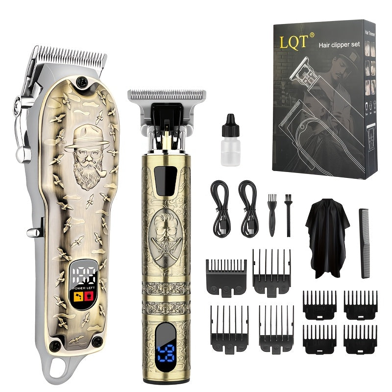 LQT 2pcs/3pcs Men'S Electric Hair Clipper