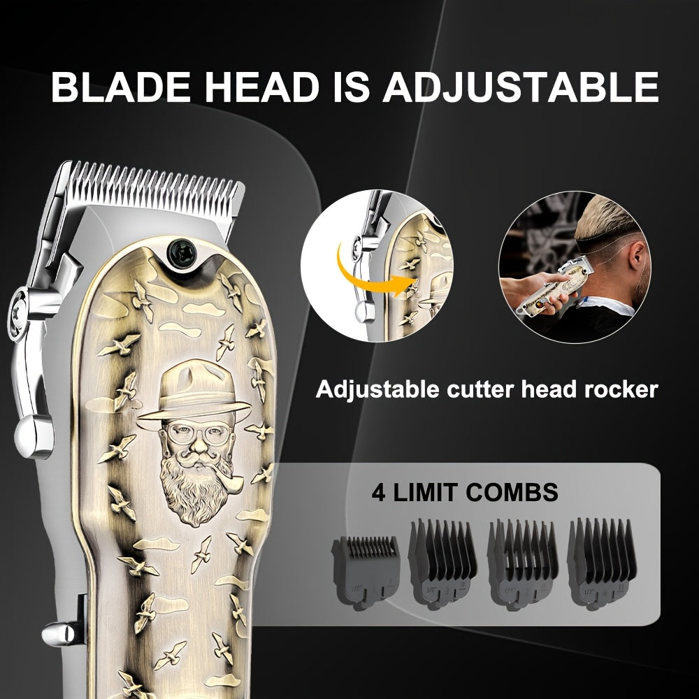 LQT 3pcs Men's Electric Professional Hair Clipper