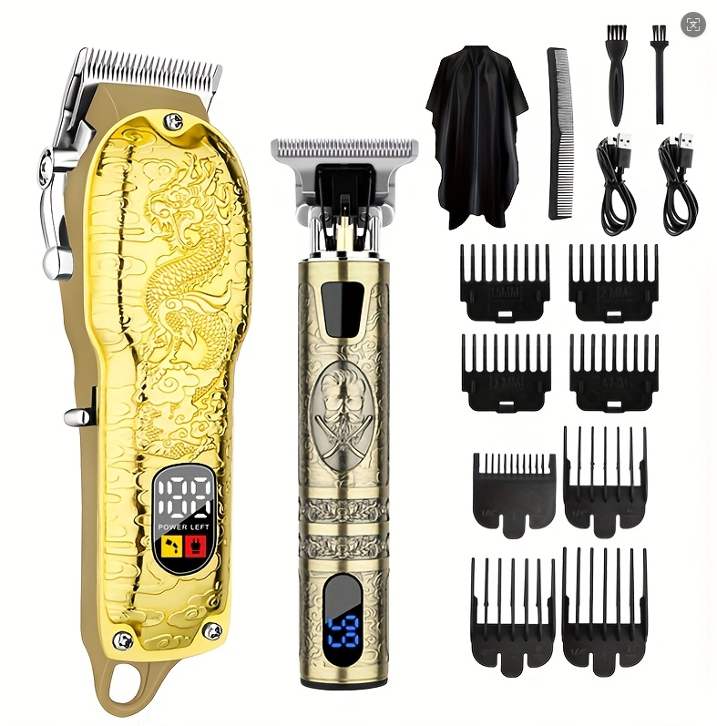 LQT Opulent Dragon-Embossed Full-Equipped Barber 2in1 Kit