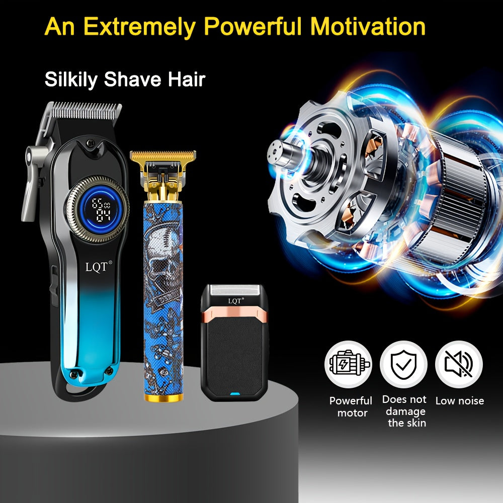 LQT 3pcs Electric Hair Clipper Set