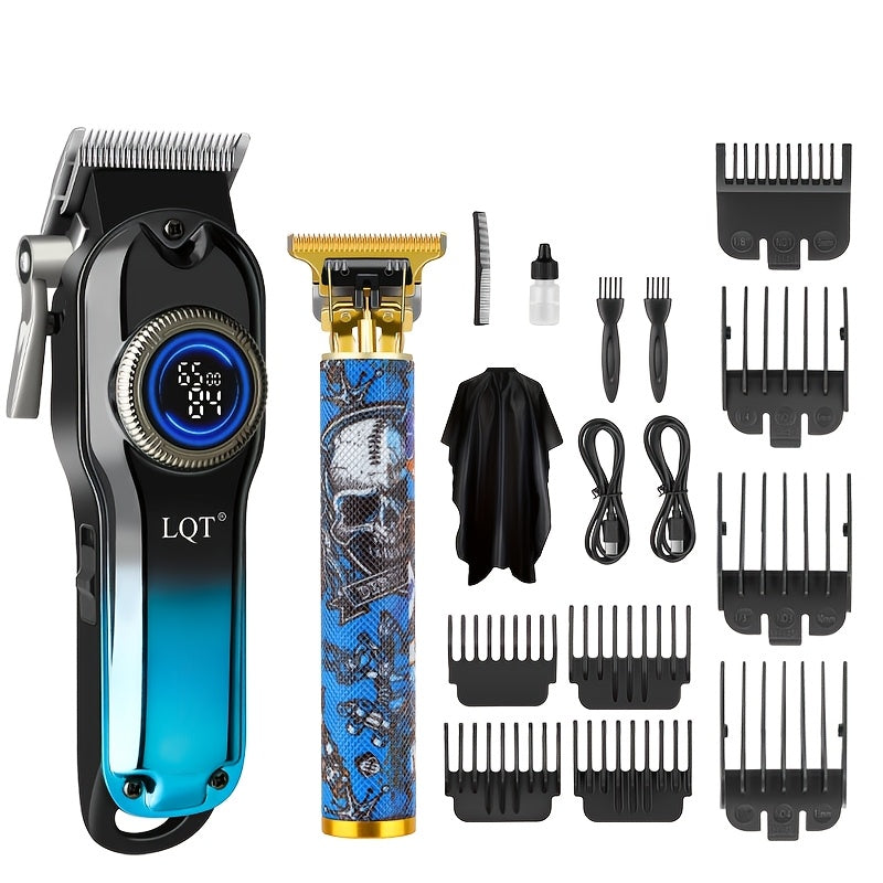 LQT 1/2/3pcs Blue Hair Clipper
