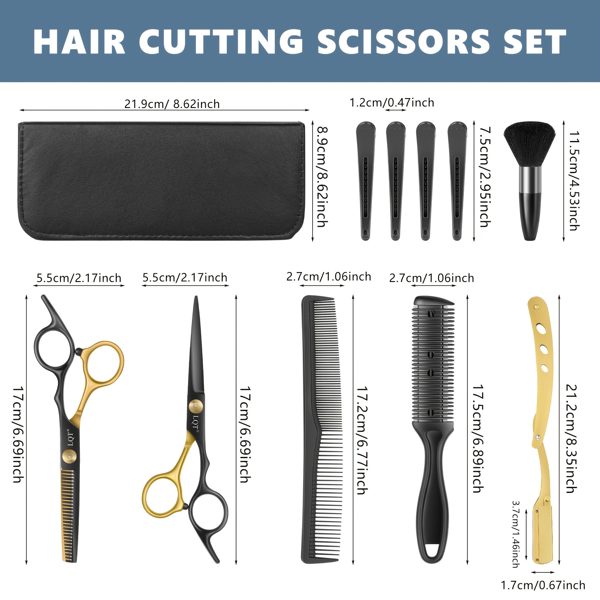 Professional 8" Hair Scissors Set