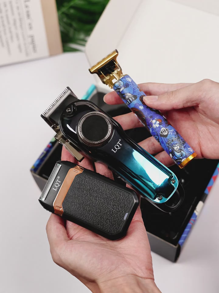 LQT 3pcs Electric Hair Clipper Set